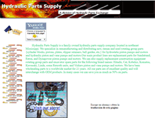 Tablet Screenshot of hydraulicpartssupply.com